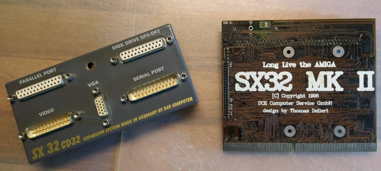 Amiga CD32 SX-32 MK2 problem